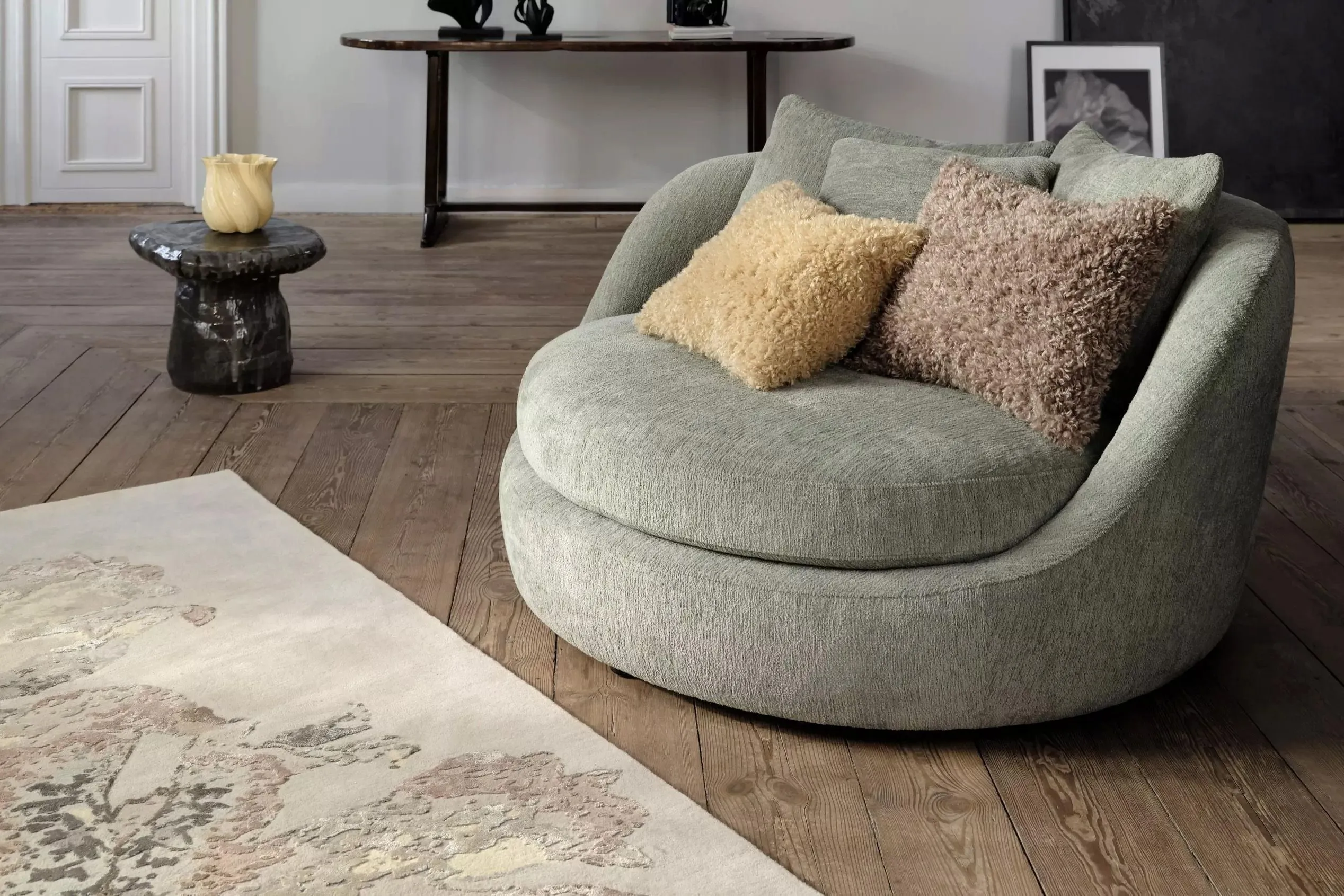 Кресло Ø - Tuscany зеленого цвета 3204 -  Под заказ в интерьере