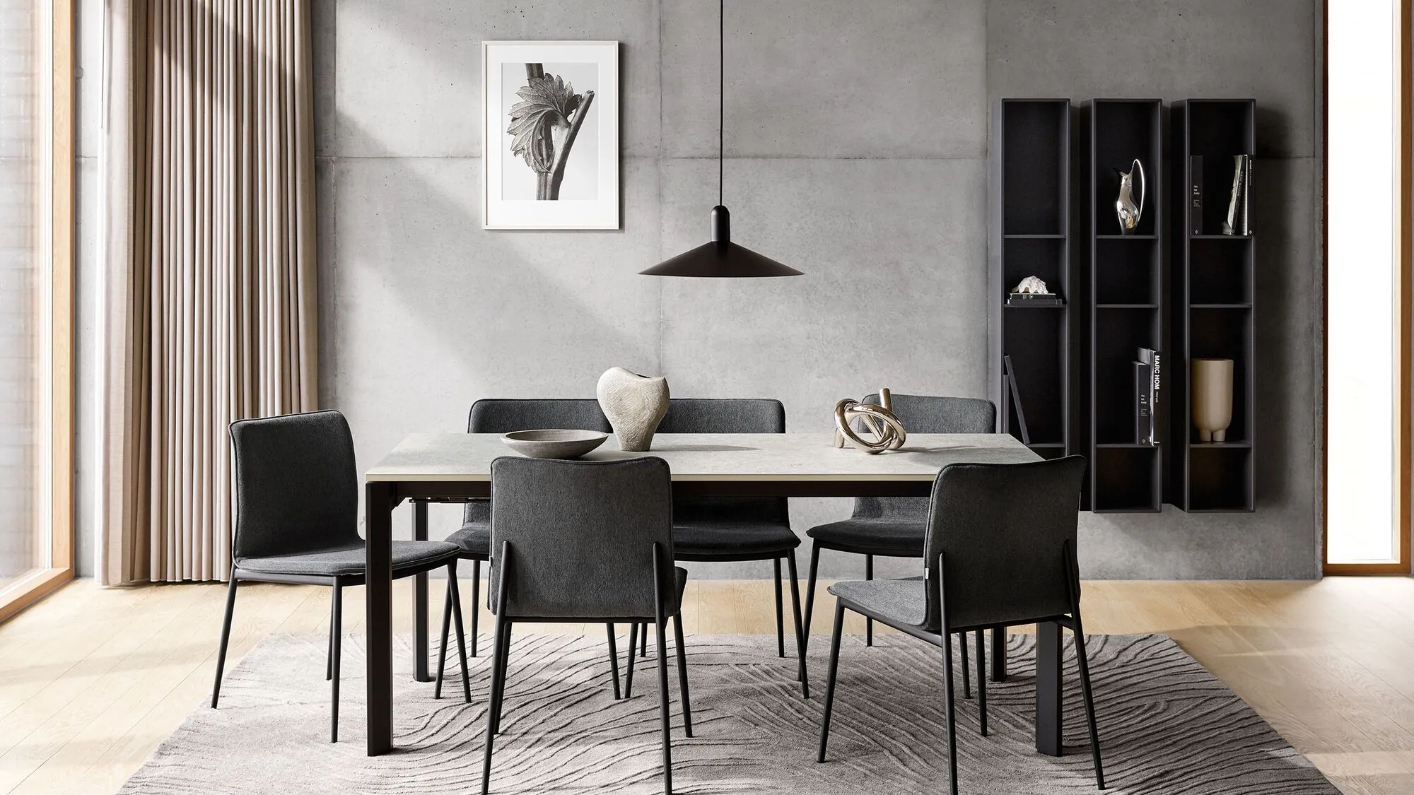 Обеденный стул Newport - Bristol 3068 Темно-зеленая ткань  -  Под заказ в интерьере