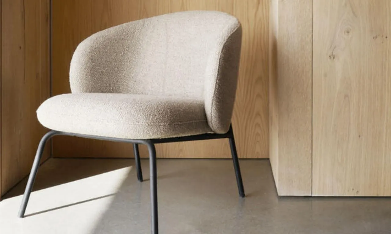 Кресло Princeton -  Nani 2111 Ткань темно-серого цвета -  Под заказ в интерьере