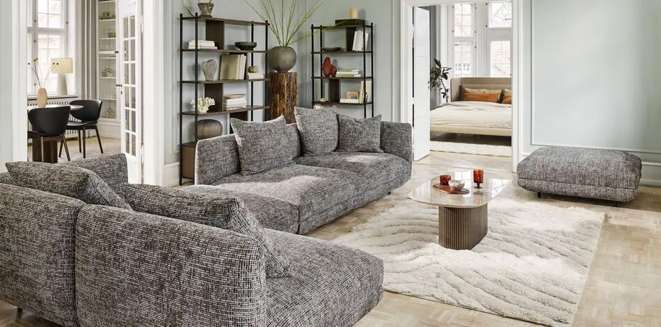 Пуф Salamanca - Tuscany бежевого цвета 3201 -  В наличии в интерьере