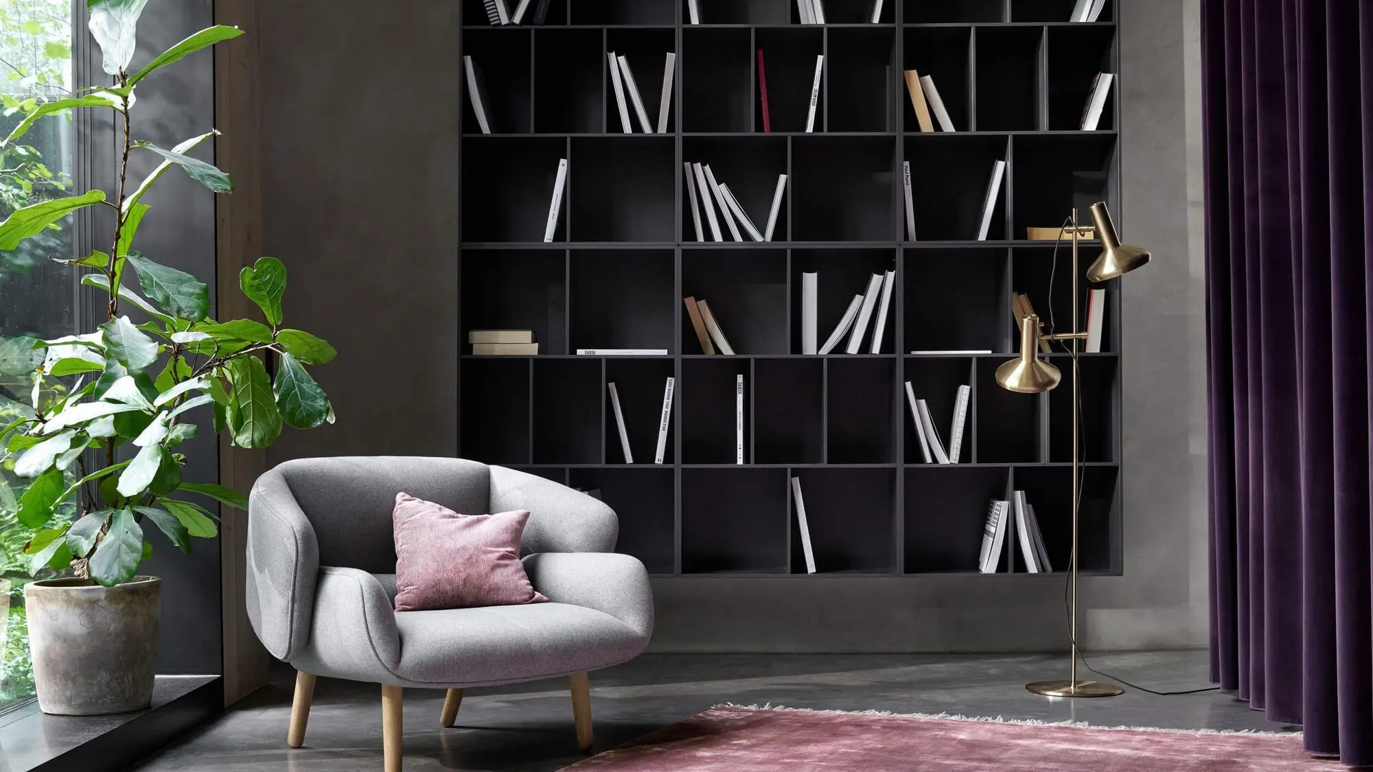 Кресло Fusion - Frisco 2065 Ткань тёмно-синего цвета  -  Под заказ в интерьере