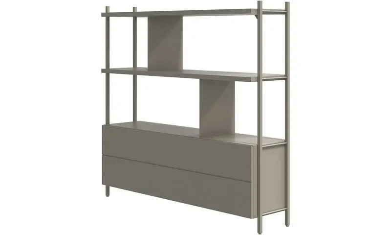 Система  для хранения Calgary c выдвижным ящиком -  В наличии в интерьере