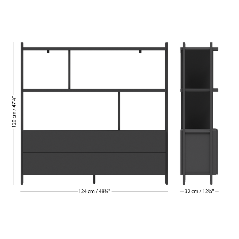 Система  для хранения Calgary c выдвижным ящиком -  В наличии