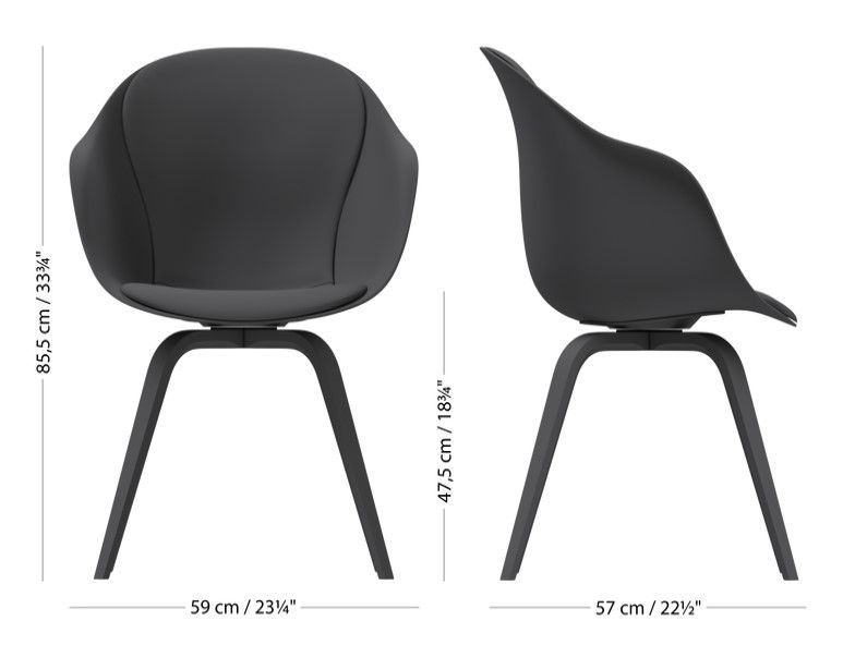 Обеденный стул Hauge - York  5121 Kожа светло-зеленая -  Под заказ