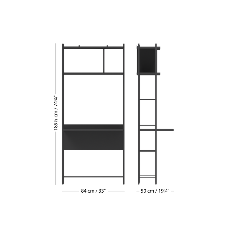 Система  для хранения Calgary c рабочей станцией -  В наличии