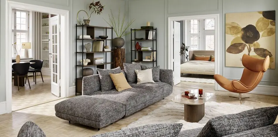 Пуф Salamanca - Tuscany бежевого цвета 3201 -  В наличии в интерьере