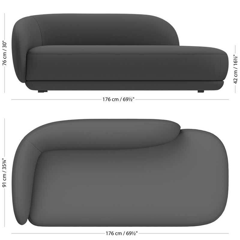 Диван с козеткой Bolzano - Tuscany зеленого цвета 3204 -  Под заказ