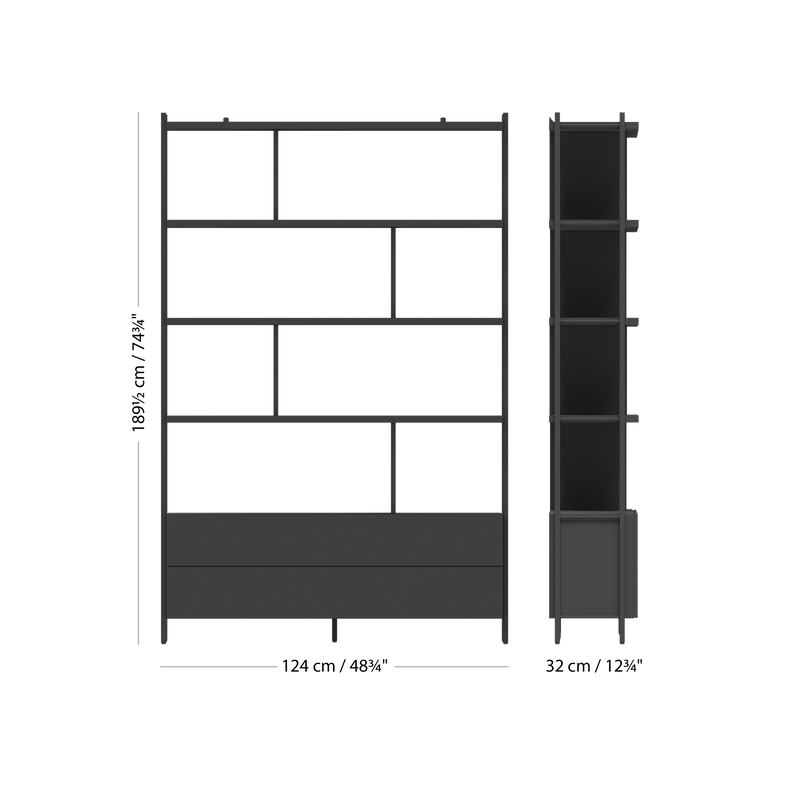 Система  для хранения Calgary c выдвижным ящиком -  В наличии