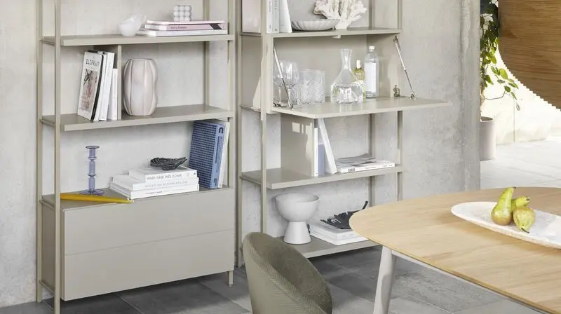 Система  для хранения Calgary c откидной дверцей спереди -  Под заказ в интерьере