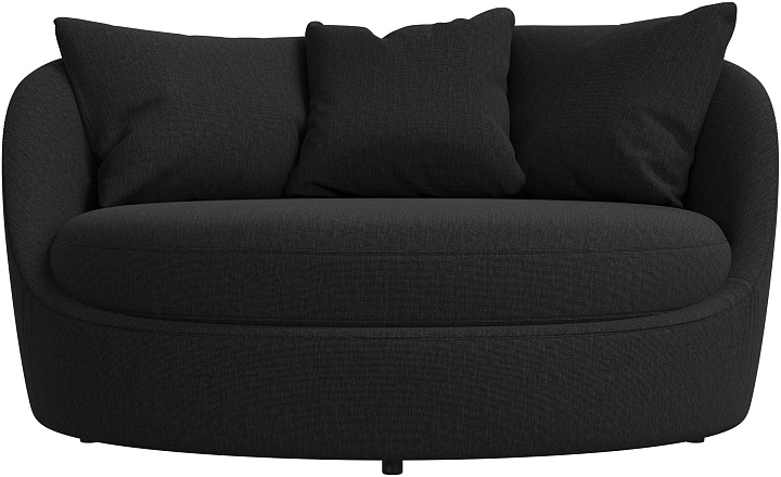 Кресло Ø -  Nani 2111 Ткань темно-серого цвета -  Под заказ