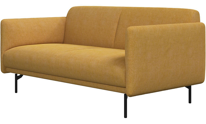 2-х местный диван Berne - Tomelilla fabric 3143 Mustard  -  Под заказ