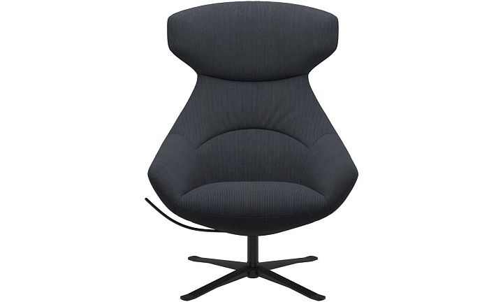 Кресло Porto с функцией вращения - Skagen 3164 Стальная ткань  -  Под заказ