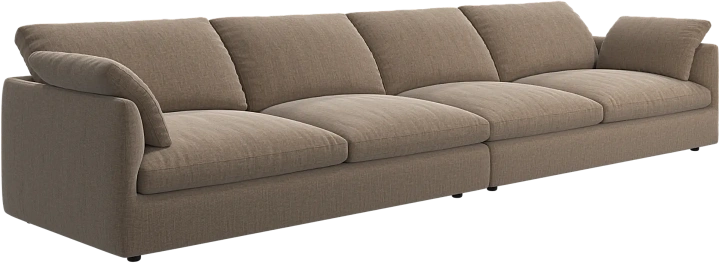 4-х местный диван Milano - Napoli 2267 Ткань песочного цвета -  Под заказ