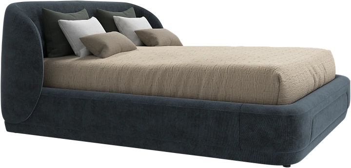 Кровать Bolzano - Skagen 3164 Стальная ткань  -  Под заказ