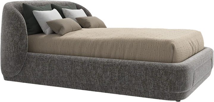 Кровать Bolzano - Tuscany коричневого цвета 3202 -  Под заказ