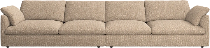 4-х местный диван Milano - Avellino ткань бежевого  цвета 3251 -  Под заказ