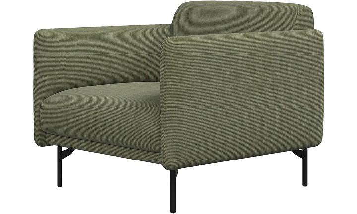 Кресло Berne - Skagen 3165 Зеленая ткань  -  Под заказ