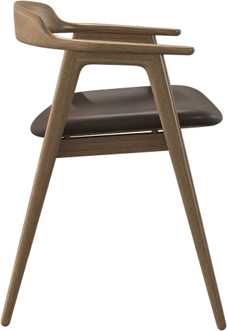 Обеденный стул Seoul - Nordic Vintage кожа 5151 серо-коричневого цвета -  Под заказ