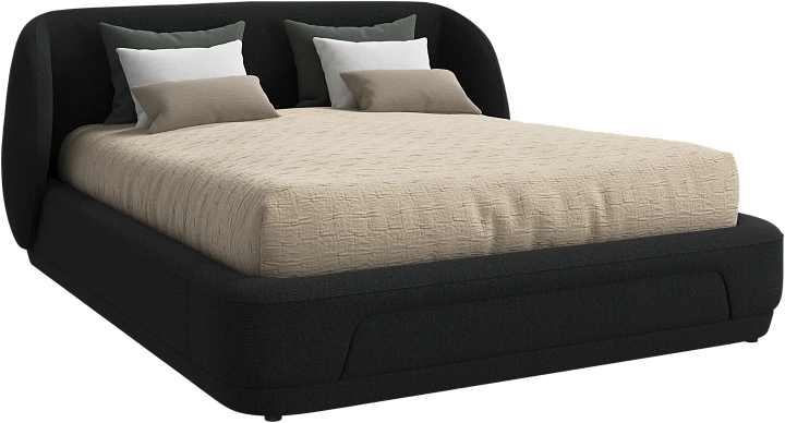 Кровать Bolzano -  Nani 2111 Ткань темно-серого цвета -  Под заказ