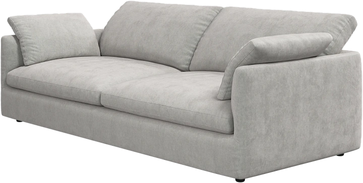 3-х местный диван Milano -  Ravello 3222 Ткань серого цвета  -  Под заказ