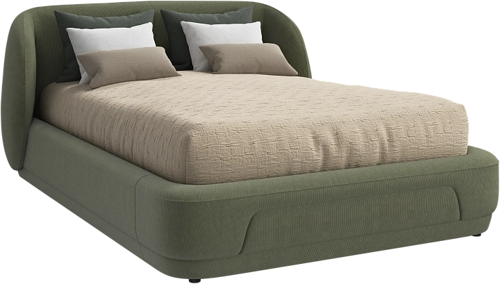 Кровать Bolzano - Skagen 3165 Зеленая ткань  -  Под заказ