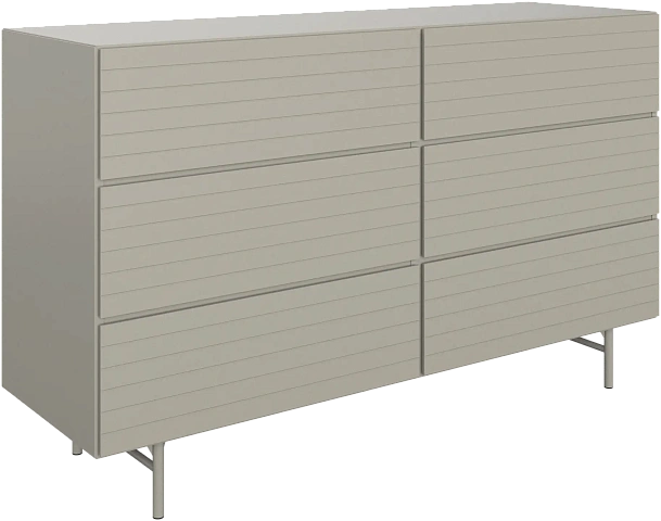 Двойной комод Lugano, резные фасады