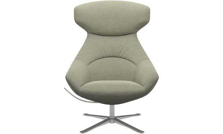 Кресло Porto с функцией вращения - Lazio 3092 Светло-зеленая ткань  -  Под заказ