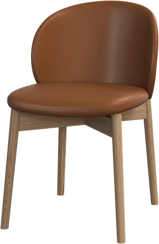 Обеденный стул Princeton - Nordic Grain 5134 Кожа карамельного цвета -  Под заказ