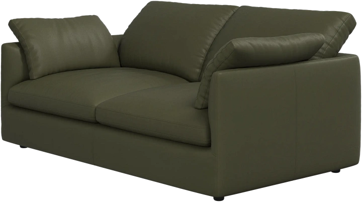 2-х местный диван Milano - Nordic Grain 5133 Кожа светло-зеленого цвета -  Под заказ