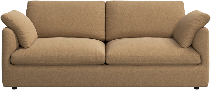 2.5 местный диван Milano - Arezzo ткань  цвета охры 3333 -  Под заказ