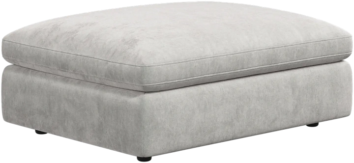 Пуф Milano -  Ravello 3222 Ткань серого цвета  -  Под заказ