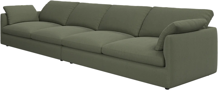 4-х местный диван Milano - Frisco 2277 Ткань лесного зелёного цвета -  Под заказ