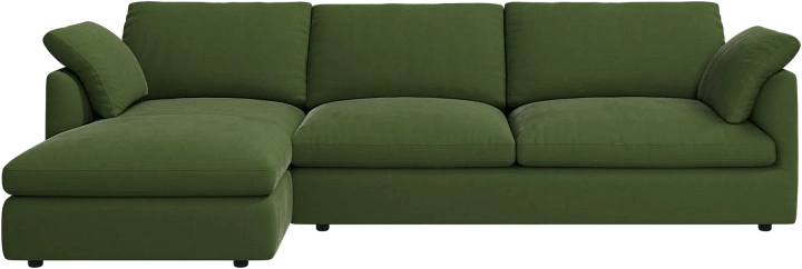 Угловой диван Milano - Bologna ткань оливкового цвета 3257 -  Под заказ