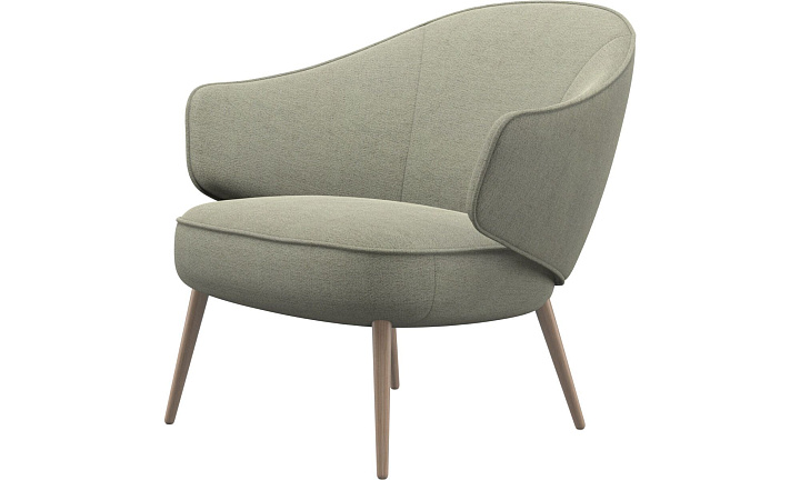 Кресло Charlotte - Lazio 3092 Светло-зеленая ткань  -  Под заказ