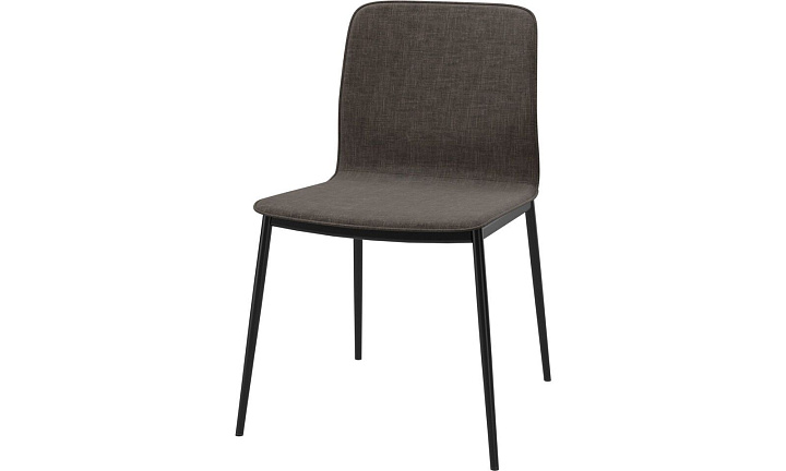Обеденный стул Newport - Napoli 2251 Ткань серо-коричневого цвета  -  Под заказ