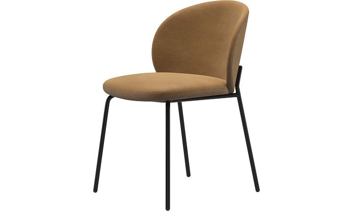 Обеденный стул Princeton - York 5120 Kожа коньячного цвета  -  Под заказ