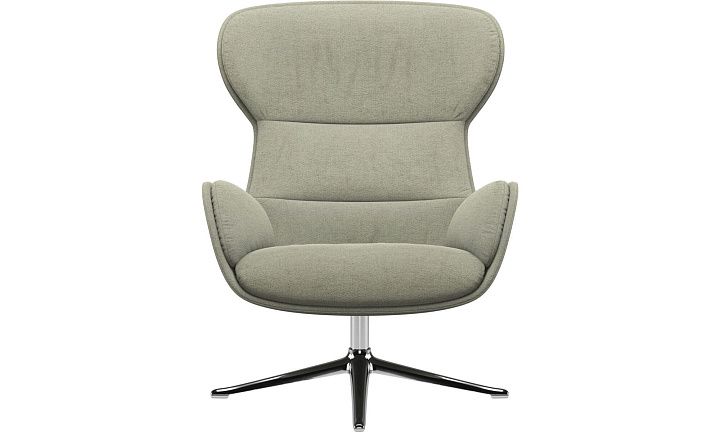 Кресло Reno с функцией вращения - Lazio 3092 Светло-зеленая ткань  -  Под заказ