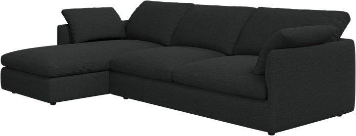 Угловой диван Milano -  Nani 2111 Ткань темно-серого цвета -  Под заказ