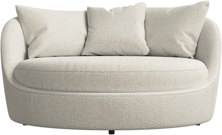 Кресло Ø - Rimini ткань светло-бежевого цвета 3083 -  Под заказ