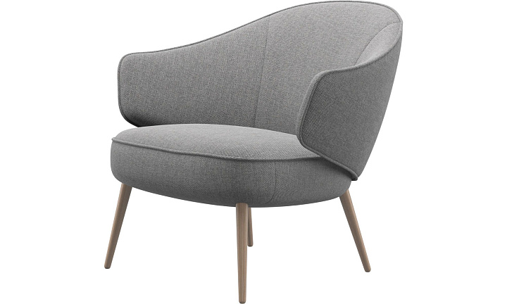 Кресло Charlotte - Bristol 3060 Ткань светло-серого цвета  -  Под заказ