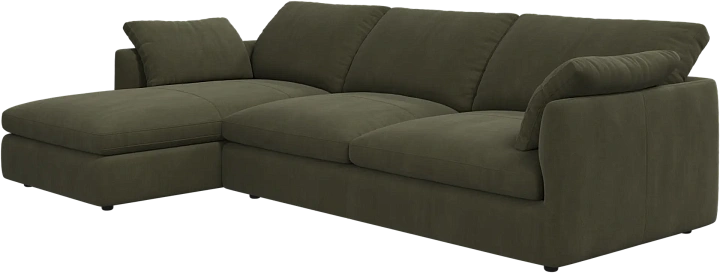 Угловой диван Milano - York  5121 Kожа светло-зеленая -  Под заказ