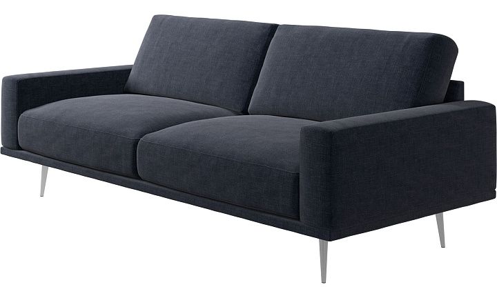 Диван Carlton - Napoli 2257 Ткань  тёмно-синего цвета  -  Под заказ