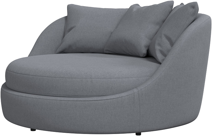 Кресло Ø - Frisco 2067 Ткань цвета серого камня  -  Под заказ