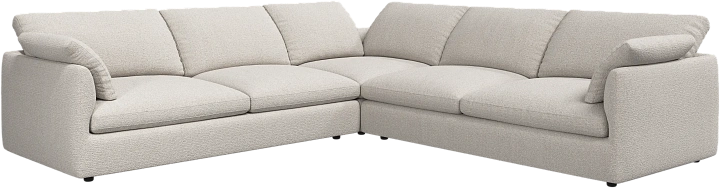 Угловой диван Milano - Rimini ткань бежевого цвета 3087 -  Под заказ