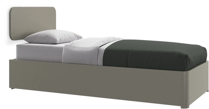 Кровать Element с настенным изголовьем  -  Под заказ