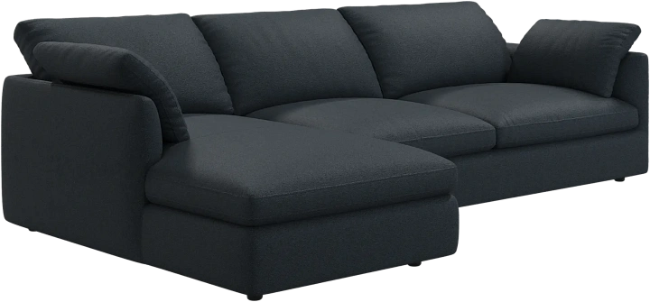 Угловой диван Milano - Bristol 3065 Синяя ткань  -  Под заказ