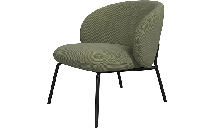 Кресло Princeton - Skagen 3165 Зеленая ткань  -  Под заказ