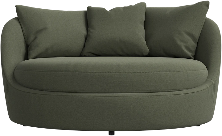 Кресло Ø - Frisco 2277 Ткань лесного зелёного цвета -  Под заказ