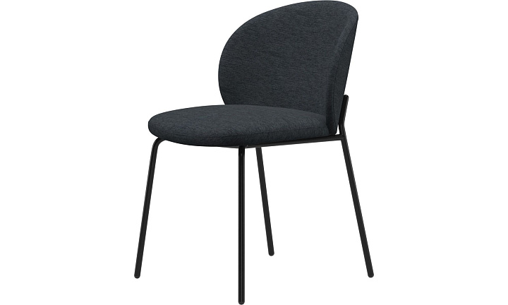 Обеденный стул Princeton - Bristol 3065 Синяя ткань  -  Под заказ