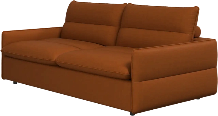 3-местный диван-кровать Southampton - Nordic Vintage кожа 5150 карамельного цвета -  Под заказ